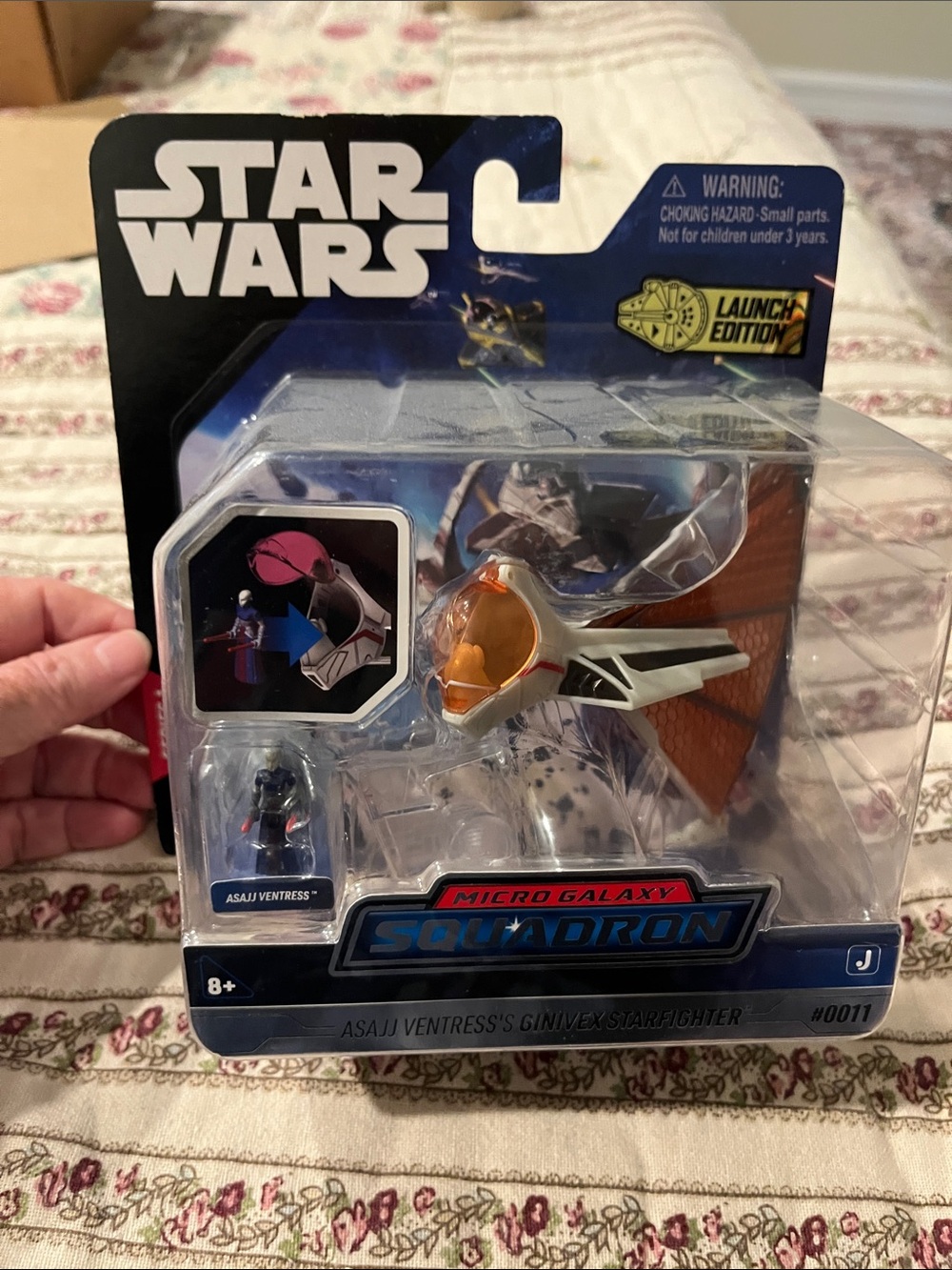 Star Wars micro Galaxy squadron Ginivex Starfighter #0011